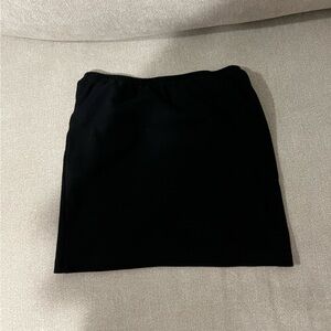 shein black mini skirt